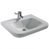 Ideal Standard Contour 21 - Umývadlo bezbariérové, 65x56 cm, 1 otvor na batériu, bez prepadu, biela S253301