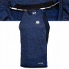 Bez rukávov bez rukávov Pit Bull 3xl odtiene modrej farby (Pitbull Pánsky tank Top Rashguard malé logo Navy modré)
