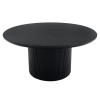 Kondela Konferenčný stolík, čierna, priemer 80 cm, MAHIR TYP 2