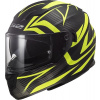 Moto integrální helma LS2 FF320 Stream Evo Jink matně žlutá