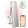 Klarstein La Palma 900 smart, infračervený ohrievač, 40 x 160 cm, 900 W, zrkadlový stojan (HTR10-LaPalma900Gd)