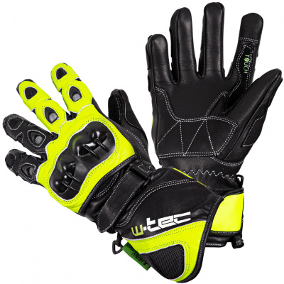 W-tec Motocyklové rukavice Supreme EVO (Velikost: 3XL, Barva: černo-zelená)