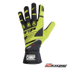 Kartingové rukavice OMP KS-3 žlutá černá (OMP KS-3 kart, hobby rally závodní rulavice bez homologace FIA)