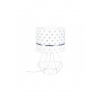 Elis design Detská stolná lampa - Sivé bodky