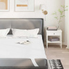 vidaXL Chránič matraca biela 140x220 cm vodeodolné - Biela - 226716-232792