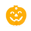 Halloweenska papierová girlanda - tekvica - 3 m