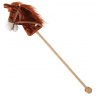 BABY MIX Hobby Horse so zvukom a kolieskami Bruno Baby Mix Brown
