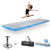Insportline Airtrack Airstunt 400x100x10 cm biely s ručnou pumpou