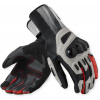 REVIT rukavice METIS 2 light grey/neon red - 3XL