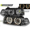 PREDNÉ SVETLÁ ANGEL EYES ČIERNA pre BMW E36 12.90-08.99 COUPE CABRIO