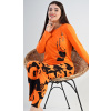 Vienetta Secret Dámske pyžamo dlhé Veľká panda možnosť: oranžová XL
