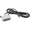 Joy-it 57CNCd25 kábel riadiacej jednotky CNC Arduino [1x USB 1.1 zástrčka A - 1x D-SUB zástrčka 25-pólová] 1.50 m čierna; PoKeys57CNCd25