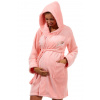 Růžový kojící župan do porodnice huňatý s delfíny 1Z1399 růžová 158-164/ 13-14 let + První výměna zboží zdarma.