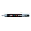 POSCA PC-5M popisovač, šírka stopy 2,5mm, okrúhly hrot, šedý (37)