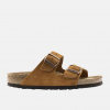 Birkenstock Hnedé Regular šľapky Birkenstock Arizona Soft Footbed Suede