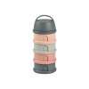 Súprava téglikov na sušené mlieko / desiatu Mineral Grey / Pink