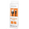 ADATA Sync & Charge Lightning kabel - USB A 2.0, 100cm, plastový, černý AMFIPL-1M-CBK