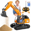 DIAĽKOVO OVLÁDANÝ BAGER NA DIAĽKOVÉ OVLÁDANIE RC HRAČKA PRE DETI VEĽKÝ LED BULDOZÉR