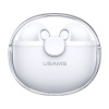 USAMS Bezdrôtové slúchadlá BU12 Series (BHUBU01) - TWS, Bluetooth 5.1, dvojkanálové stereo - biele KF2310335