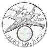 Stříbrná mince 500 Kč Cvičný letoun Aero L-39 Albatros 2025 Proof
