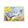 Viga Drevené puzzle 48 dielikov Viga Morský život