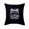 Indian Motorycle Club - Vankúš 50x50 - 50x50 - Vrátane výplne ( Čierna )