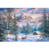 CASTORLAND Puzzle Vianoce na horách 1000 dielikov