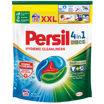 Persil pracie kapsuly Discs 4v1 Deep Clean Hygienic Cleanliness 38 ks