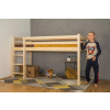 MAXIDO Vyvýšená dětská postel Martin 180 x 80 přírodní (Český výrobek)