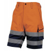 Delta Plus PHBE2 Reflexné pracovné bermudy XL, Fluorescenčno oranžová-Námornícka modrá