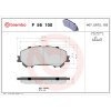 BREMBO Sada brzdových platničiek kotúčovej brzdy BREMBO P 56 100