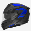 Helma NOX N304S CARVER černá matná/modrá - 2XL