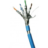 DATACOM F/FTP drát CAT6A LSOH,Eca 100m, plášť modrý 12151