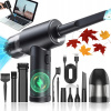 POČÍTAČOVÝ VYSÁVAČ FÚKAČ AIR DUSTER 3W1 100W VÝKONNÝ 110000RPM 6000 mAh