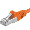 Premiumcord sp6asftp030E Patch, CAT6a S-FTP, RJ45-RJ45, AWG 26/7, 3m, oranžový