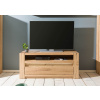 Bighome - TV stolík divoký dub 123x40x53 béžový olejovaný KENT