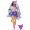 Barbie Extra – Levanduľové vlasy s motýlikmi 194735106547