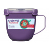 Sistema Hrnček na polievku a dusené pokrmy Microwave Large Soup Mug 900 ml 900 ml, fialová