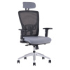 OFFICE PRO s.r.o. Kancelárska stolička Halia MESH s podhlavníkom, šedá