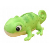 Maskot chameleón plyšový 30 cm ZELENÝ VYPR