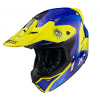 AXXIS Motokrosová helma AXXIS WOLF ABS star track C17 matná modrá M