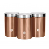 BerlingerHaus Dóza na potraviny 3 ks Zlatá metallic line BH-1605