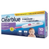 Ovulačný test Clearblue digitálny (držiak testu + testovacia tyčinka 10 ks) 1x1 set