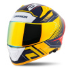 Helma CASSIDA AERO DROME modrá/oranžová/bílá - XS