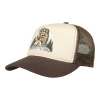 Santa Cruz Screaming Grizzly Meshback Trucker Brown/Tan one size