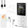 MP3 Bedee MP3 PREHRÁVAČ biely 16 GB