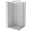 Mexen Velar, sprchový kút s posuvnými dverami 90 x 120 cm, 8mm číre sklo, brúsená oceľ, 871-090-120-01-97