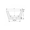 Tyrolit T429692 | Brúsny kotúč miskovitý 48C 36 Q 5 B 11 50 mm, 48C24Q3B1150 (Z24)