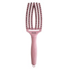 Olivia Garden Fingerbrush Soft Pink - profesionálna kefa na vlasy
