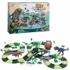 _Ostatní 1_ Dino dráha variabilní 217ks herní set s autíčkem a dinosaury na baterie